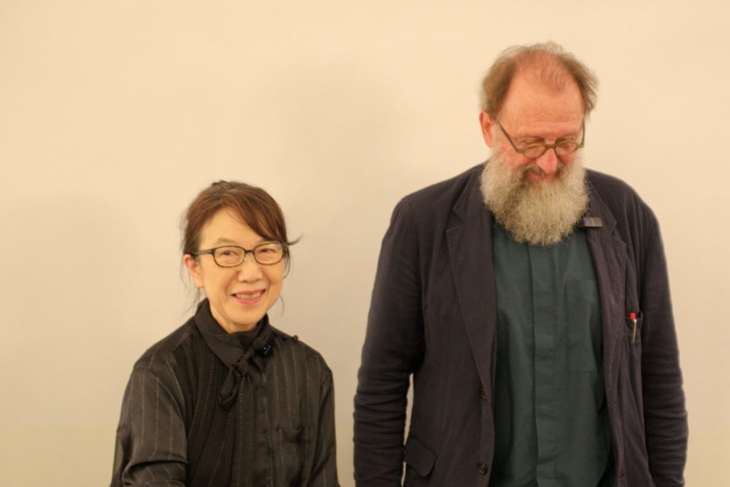 Artemide Japanのトークイベントで登壇した木田隆子氏とミケーレ・デ・ルッキ氏