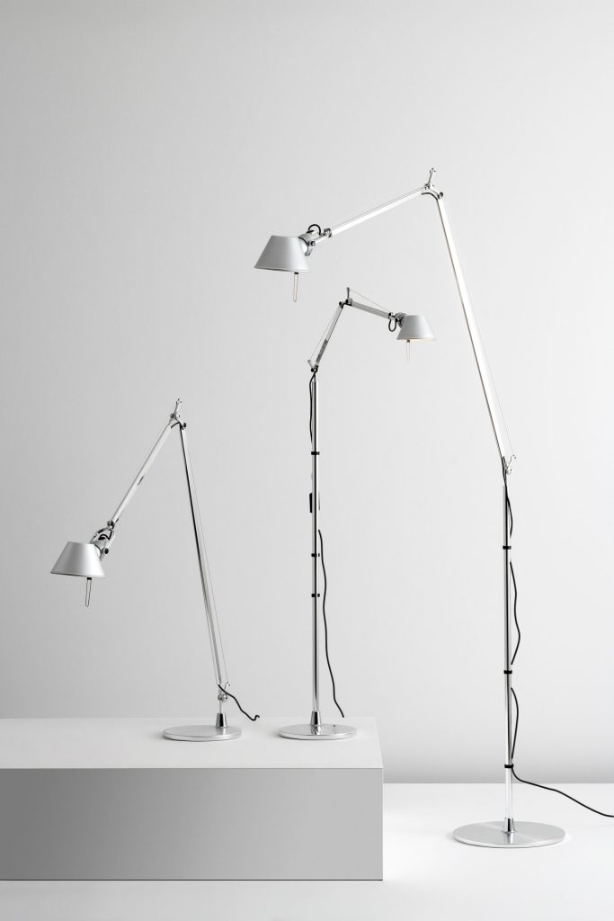ArtemideのTolomeo Terraをサイズ違いで並べたプロダクト写真