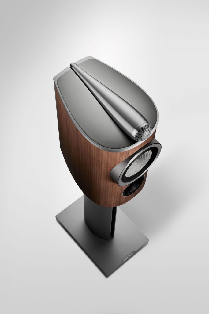 Bowers & Wilkins 805 D4の上部とトゥイーターのデザイン