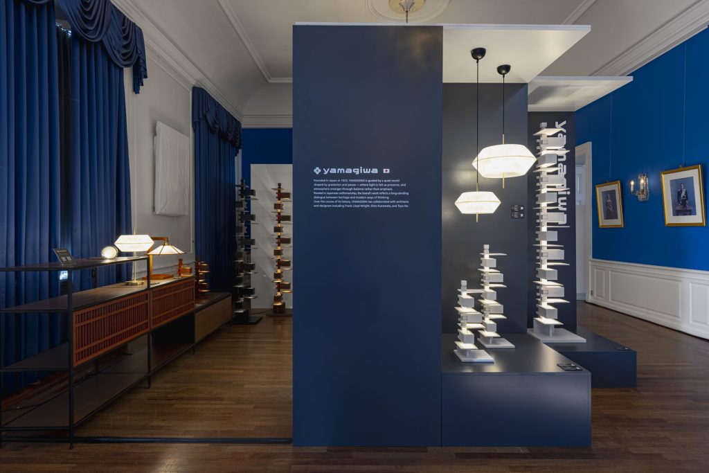YAMAGIWAの照明文化を紹介する3daysofdesign 2026の展示ブース