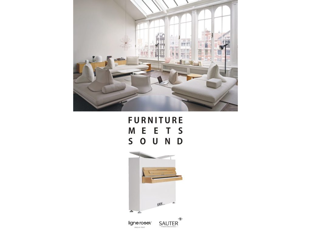 リーン・ロゼとザウターによるFurniture meets Soundのキービジュアル