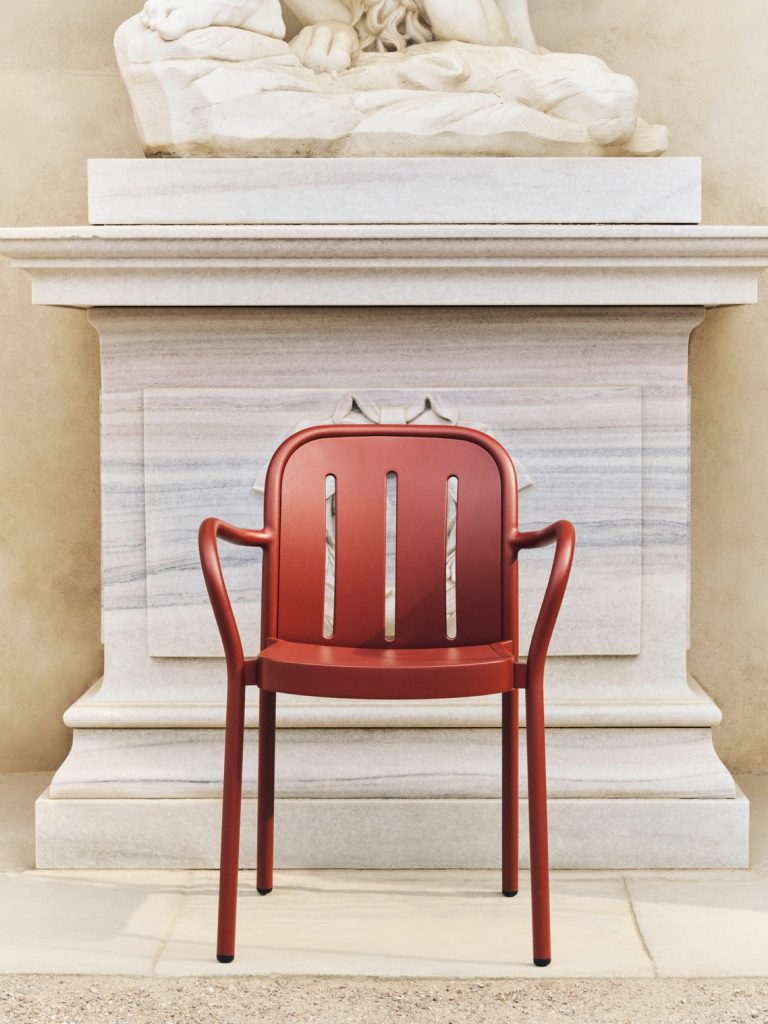HAY Deville ArmChair Iron red アウトドアチェア