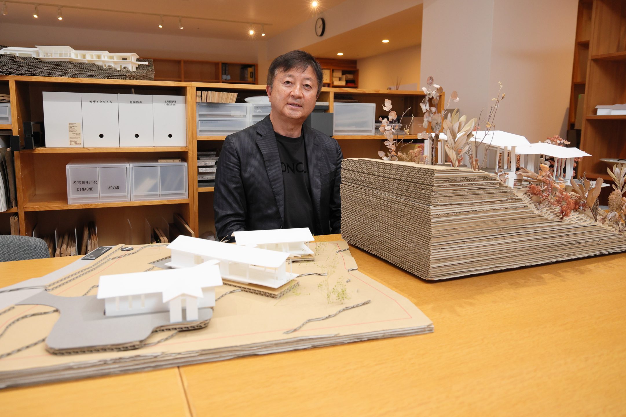 エムズ・アーキテクツ高橋昌宏氏と別荘建築の模型