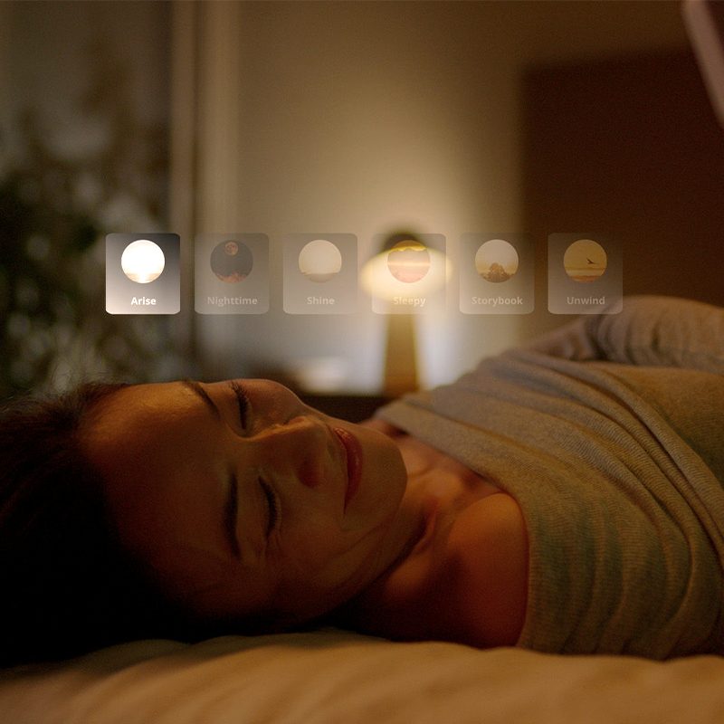 Philips Hue トワイライトに用意された6種類のプリセット照明シーン