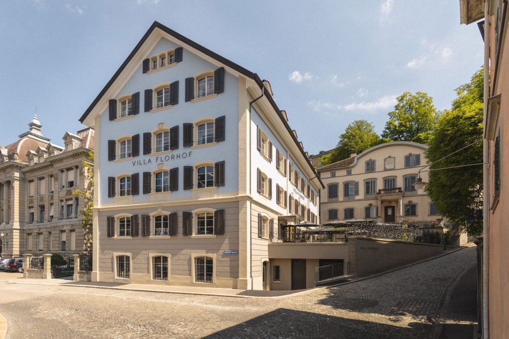スイス・チューリッヒのVilla Florhof外観 ラリックのブティックホテル