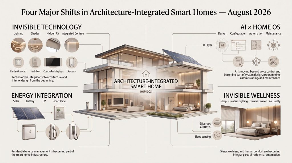 2026年8月に見えた建築統合型スマートホームの4つの変化