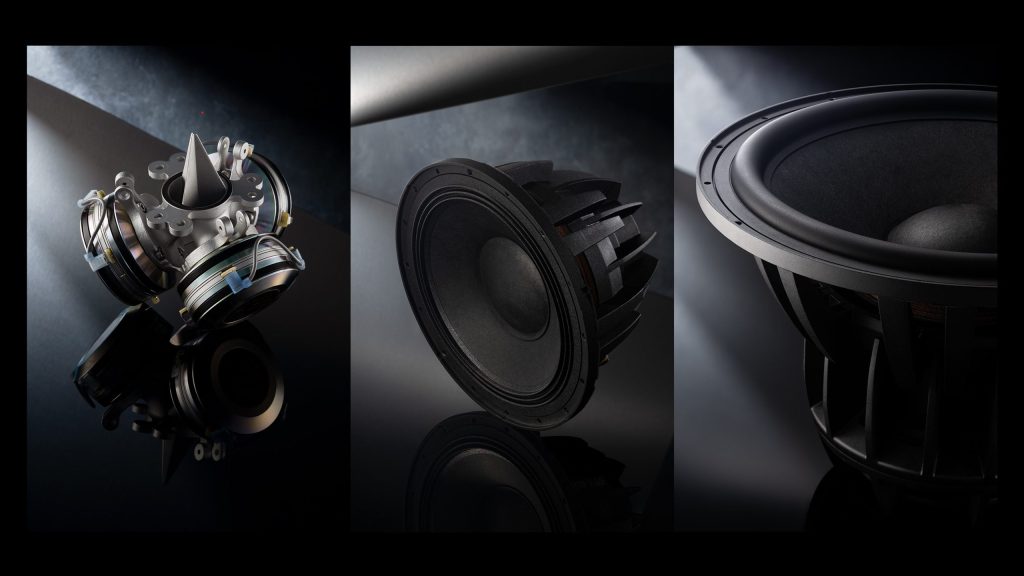 JBL Summit EverestのD2820コンプレッションドライバー、ミッドバス、380mmウーファー