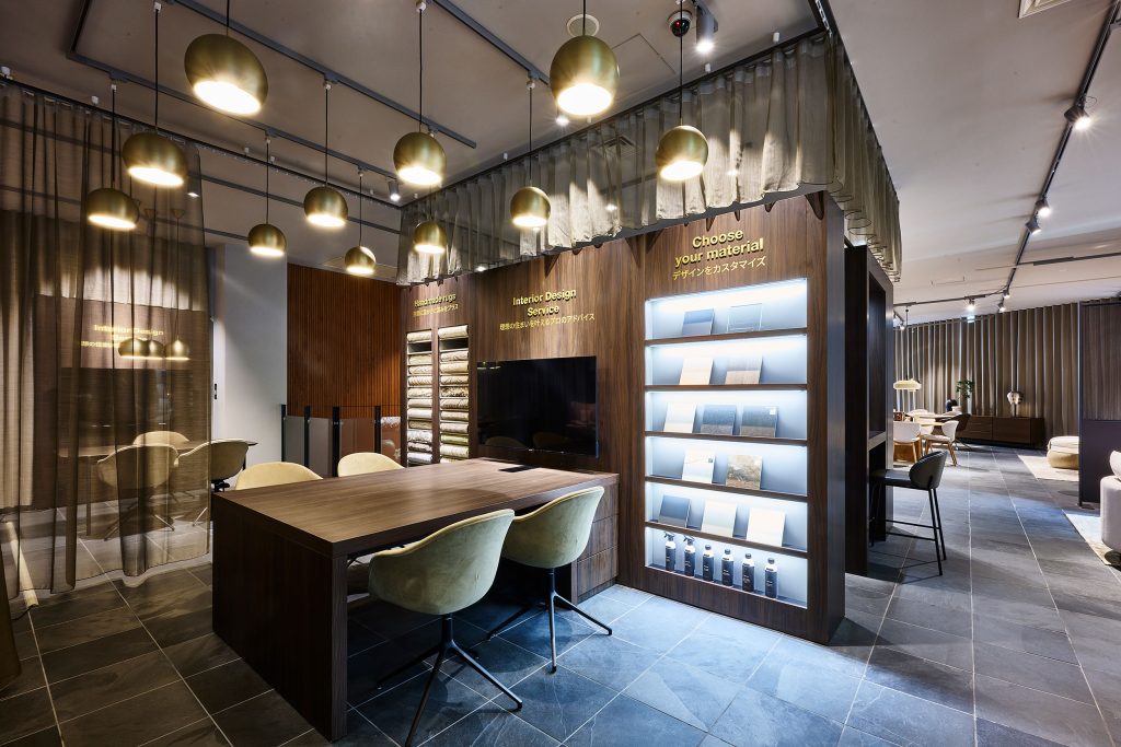 BoConceptのインテリアデザインサービスを提供するショールーム