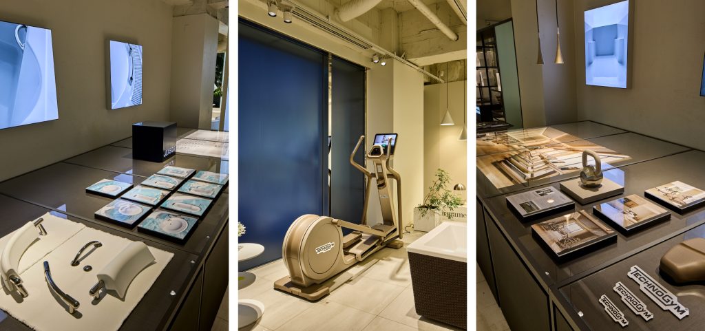 JAXSON TOKYOで展開されるTECHNOGYMとのコラボレーション展示