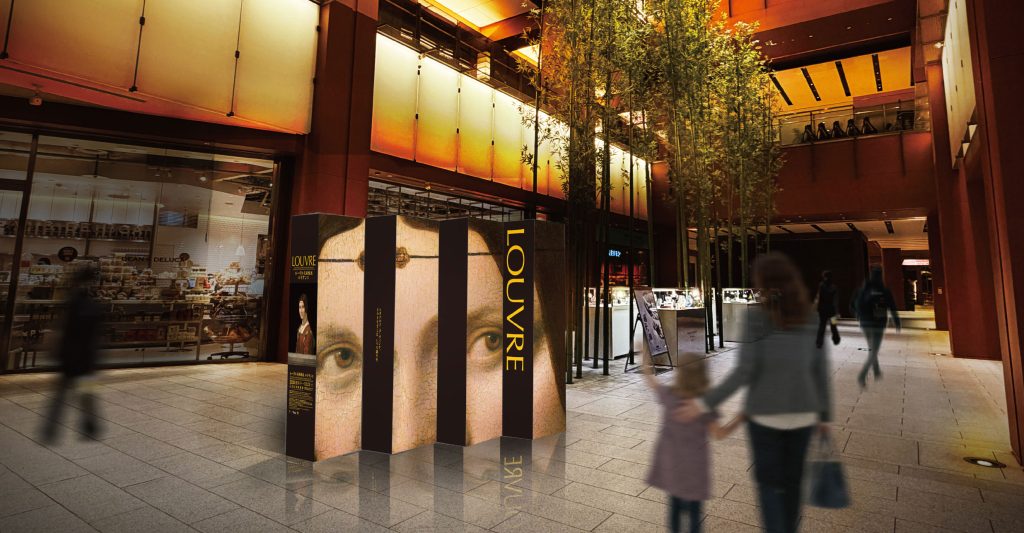 東京ミッドタウンに登場した「ルーヴル美術館展 ルネサンス」のフォトスポット