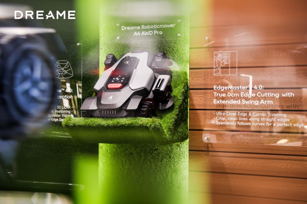 Dreameのロボット芝刈り機A4 AWD ProをIFA 2026で展示