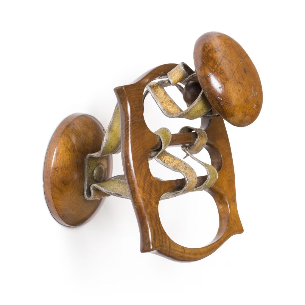 Antoni Gaudi wooden coat rack designed for Casa Calvet office in 1900