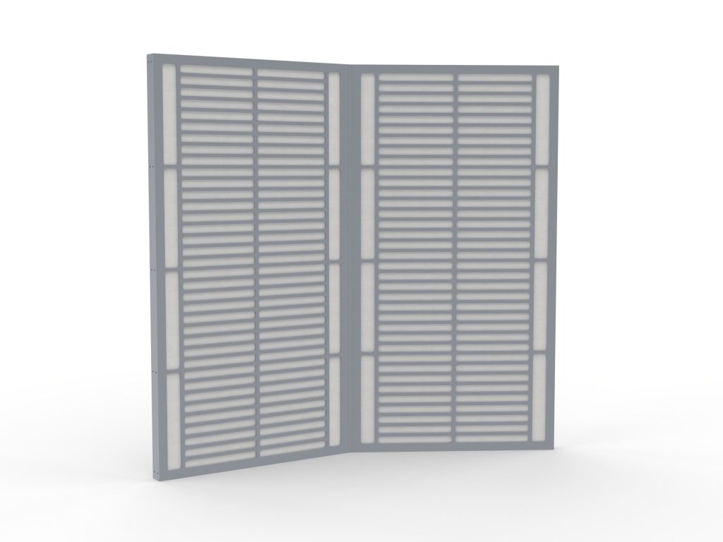 カリモク家具とOJAS「Acoustic Panel OJ1」。屏風から着想を得た自立式の吸音パネル