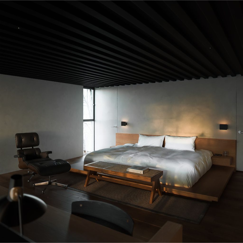 NOT A HOUSE「POD」のベッドルーム